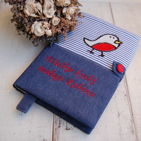 Spersonalizowany notes "Z nutą marine"