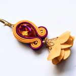 Sweet Plum kolczyki sutasz - 