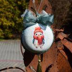 Bombka na choinkę, bombki ręcznie robione 46 - bombki choinkowe bombka na choinkę