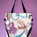 Torebka damska torba shopper wzór liść - Piękny wzór