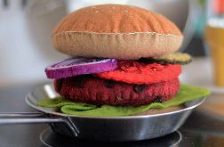 Zestaw dla dzieci burger z filcu