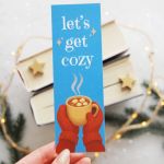 Papierowa zakładka do książki świąteczna - 