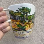 Porcelanowy kubek ręcznie malowany Nad Bałtykiem  - 