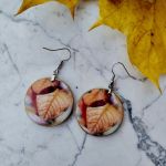 Jesienna Poświata – Kolczyki z motywem liści - 4