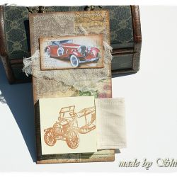 Notes na lodówkę -' retro car'