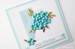 Kartka DLA CIEBIE z niezapominajkami