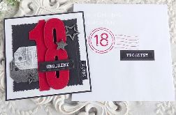 Kartka na 18 urodziny w kopercie 337
