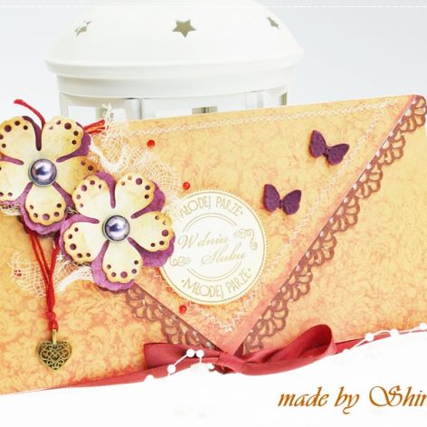 Kopertówka z okazji ślubu-barwy orientu