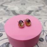 Kolczyki z żywicy - ZAMKNIĘTE W CISZY - Kolczyki z żywicy - ZAMKNIĘTE W CISZY