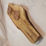 Świecznik dąb żywica elegancki Pamela No. 3 - 