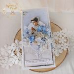 Kartka komunijna pamiątka "Sapphire2" GOTOWA - 