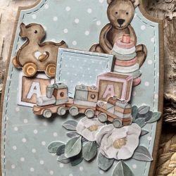 101,kartka spodenki dla chłopca