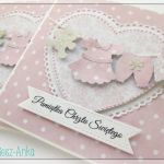 Pamiątka Chrztu Świętego dla dziewczynki 3 - Kartki na chrzest