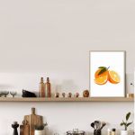 Grafika do kuchni i jadalni - Pomarańcze - W kuchni