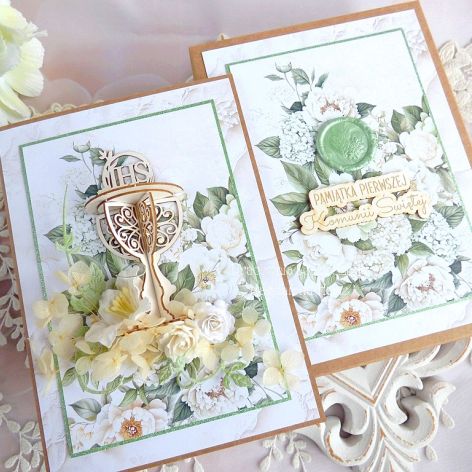 Komunijna kartka w pudełku 642