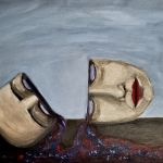 Obraz malowany pt. "Śnienie" 42x30cm akryl na płótnie - 4