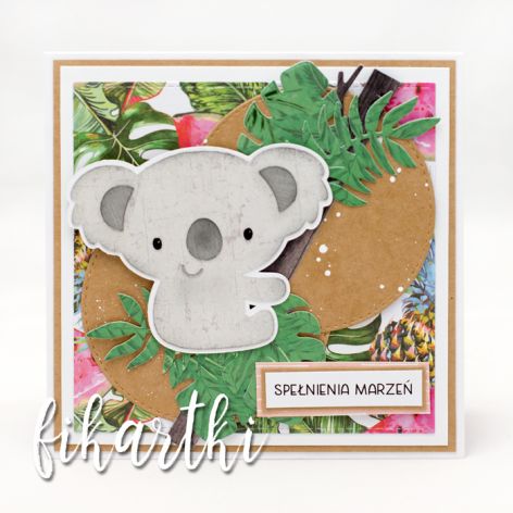 Kartka urodzinowa z misiem koala KU2212