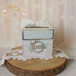 Exploding box komunia kartka "Greenery"GOTOWA - 