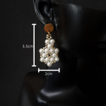 Delikatne Perłowe Kolczyki Ślubne - biżuteria ze szklanych perełek