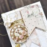 Sto lat - z zegarem shabby chic - Shabby chic - detal I