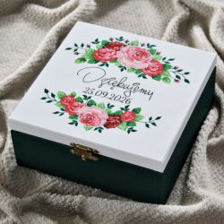 Pudełko na podziękowanie Ślub Komunia Chrzest