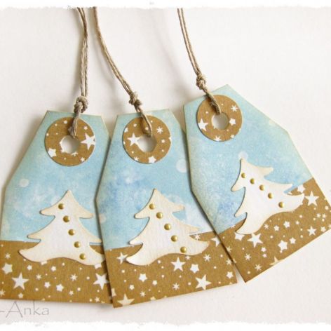 Karneciki - bileciki do prezentów (3szt.)