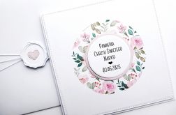 Kartka na Chrzest ręcznie robiona delikatna