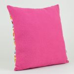 Poduszka dla dziecka polar 40x40cm - Sowa na różowym - 