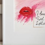 Obrazek/Plakat Red Lipstick + RAMKA - zdjęcie główne