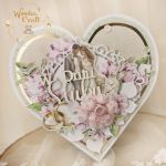 Kartka ślubna serce "MagnoliaLove" GOTOWA - 