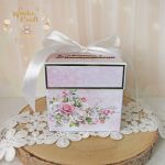 Exploding box komunijny kartka "Pink Roses 2" - 