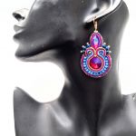 Misty Pink kolczyki sutasz - 