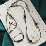 Naszyjnik "Roxi" z naturalnymi kamieniami. - elegancki i niebanalny