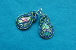 Kolczyki sutasz Zielono-niebieskie