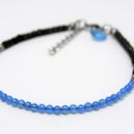 BLUE - kamienie naturalne, stal szlachetna - 