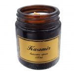Świeca Sojowa Kaszmir 120 ml z Drewnianym Knotem w Szkle Premium - 