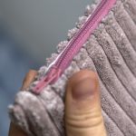 Sztruksowa kosmetyczka MAXI panterka - 