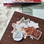 Kartka walentynkowa czekolada - z motywem czekolady