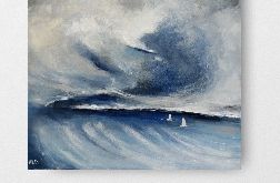 Morze 23-obraz akrylowy 40/40 cm