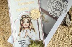 229.Komunia-kartka dla dziewczynki w pudełku