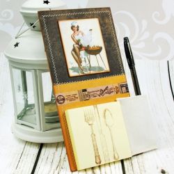Notes na lodówkę -pin up girl grilowanie