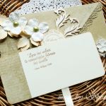 Kopertówka z okazji ślubu-oliwkowe retro - 