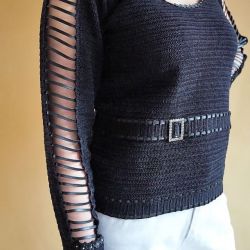 Bluzka HAND MADE czarna