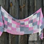 Entrelac-owy wiosenny szal - null