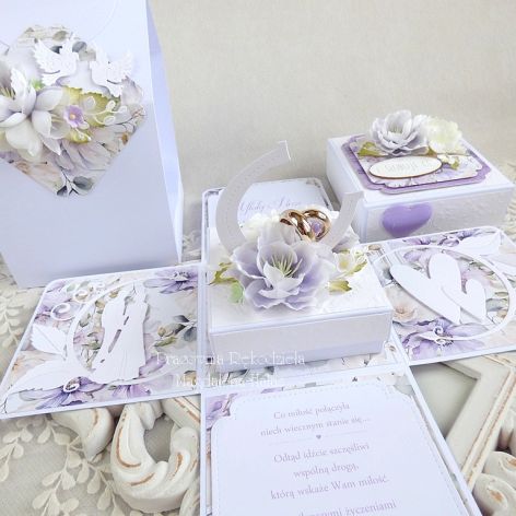 Ślubny exploding box 992