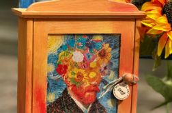 Szafka na klucze z motywem van Gogha, do przedpokoju, prezent