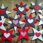 Ozdoby choinkowe świąteczne z filcu HANDMADE - 