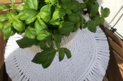 Podkładka na stół ,średnica 24cm, boho,okrągła podkładka.