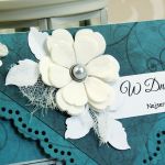 Kopertówka ślubna- blue and white - 