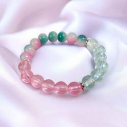 Bransoletka na gumce trzy kolory